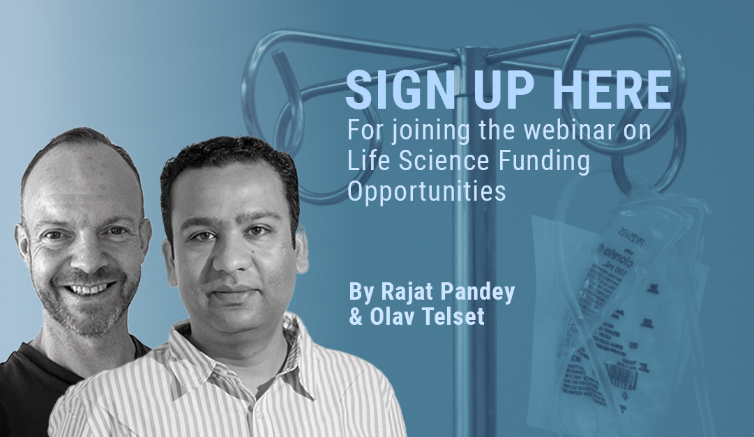 Sign up for joining the Life Science funding webinar